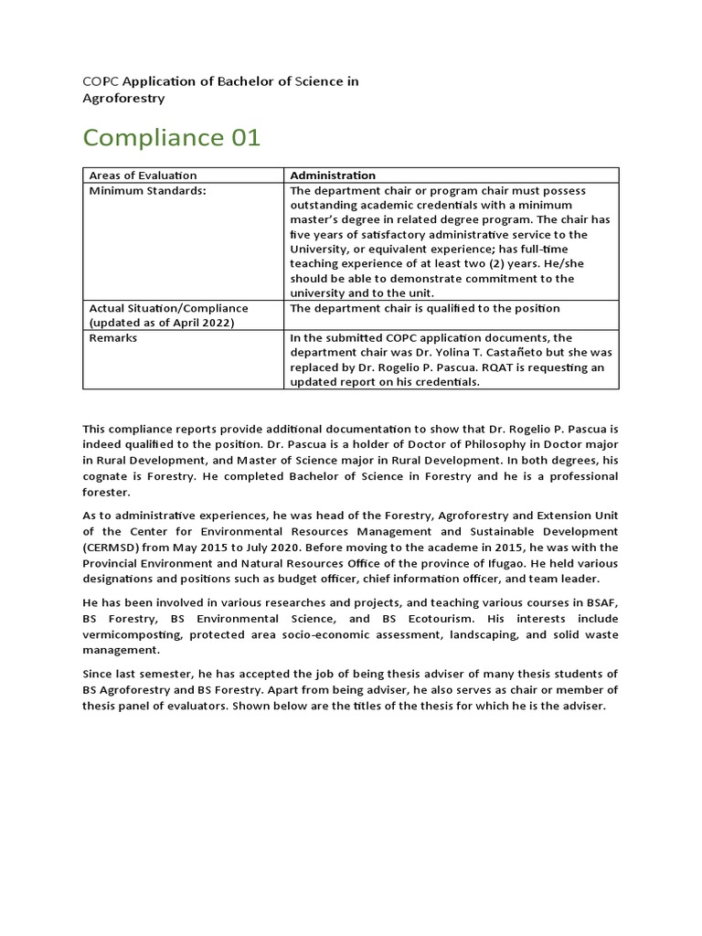 Compliance Report PDF