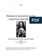 Heimat y Memoria en Herta Müller