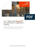 E35 Magnelis Magnelis: - Steels With Zinc-Aluminium-Magnesium Coating