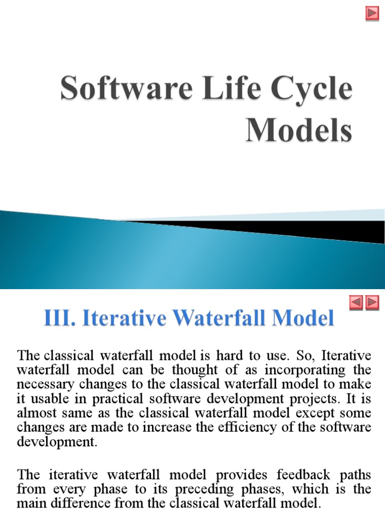 Advantages and Disadvantages of Iterative Waterfall Model | PDF
