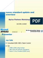 2004 - Apriso - Isa95 Standard Update and Overview