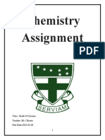 Group 3 Chemistry Group Assignment
