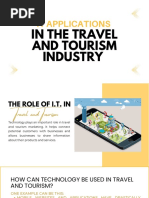 It Applications: in The Travel and Tourism Industry