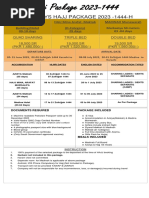 Hajj Package 17-19 Days 1444 - 2023 D Update