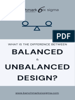 Balanced VS Unbalanced Design