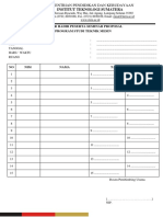 Institut Teknologi Sumatera: Daftar Hadir Peserta Seminar Proposal Program Studi Teknik Mesin