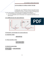 Chapitre (6) : Les Materiaux Supraconducteurs) : Les Materiaux Supraconducteurs) : Les Materiaux Supraconducteurs