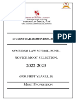 Official Moot Proposition - NMS 2022-23