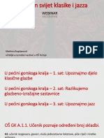 Čaroban Svijet Klasike I Jazza: Marlena Bogdanović 11. Veljače 2020. Učiteljica Razredne Nastave U OŠ Tučepi