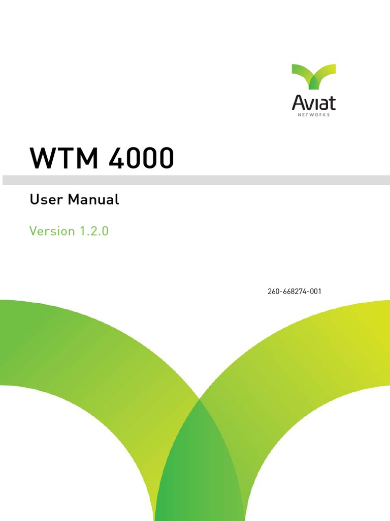 WTM User Manual. PDF Computer Networking Computer Engineering