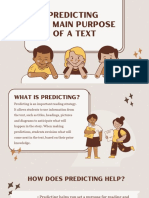 Predicting The Main Purpose of A Text