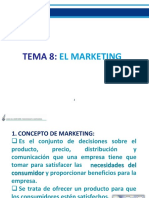 Copia de Tema 8 El Marketing