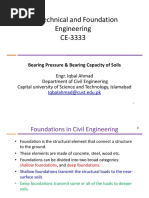 Bearing Pressure Calculation in Foundations | PDF | Bending | Pressure
