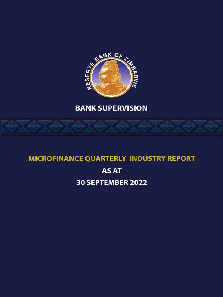 Microfinance Industry Report Q3 2022 | PDF | Microfinance | Debit Card