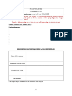 Fiche Reporting UNICEF Template