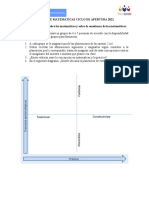 Anexo 1 Creencias Sobre Las Matemáticas y Sobre La Enseñanza de Las Matemáticas