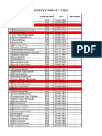 Daftar Peserta Yudisium P.Iv 22/23: No Nama Program Studi NIM Keterangan