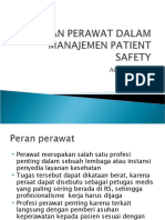 Peran Perawat Dalam Manajemen Patient Safety