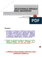 Alois Ghergut UAIC - Cerintele Educationale Speciale in Mediul Universitar