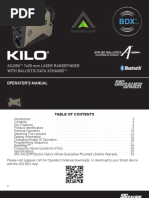 Kilo5K™ 7X25 MM Laser Rangefinder With Ballistic Data Xchange™