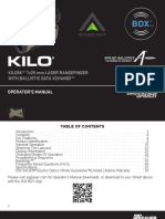 Kilo5K™ 7X25 MM Laser Rangefinder With Ballistic Data Xchange™
