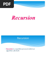 Recursion