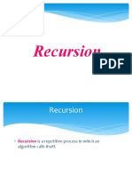 Recursive algorithms chapter