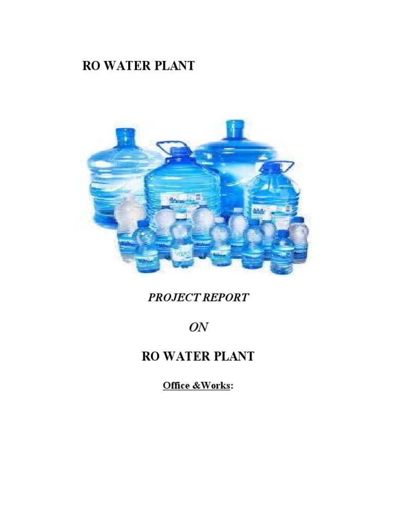 water-plant-project-report-pdf-osmosis-membrane