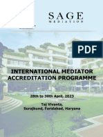 International Mediator Accreditation Programme