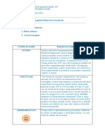 Applied Behavioral Analysis) : Denumire terapie:ABA (Studenți: 1. Comănescu Andreea 2. Băbuț Adriana 3. Grivei Georgiana