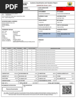 Customs Classification and Valuation Report: Importer Final