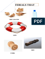 Materials That Float