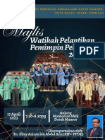 Buku Program Pelantikan Pemimpin Pelajar