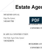 Ajmer Real Estate Agents Data 