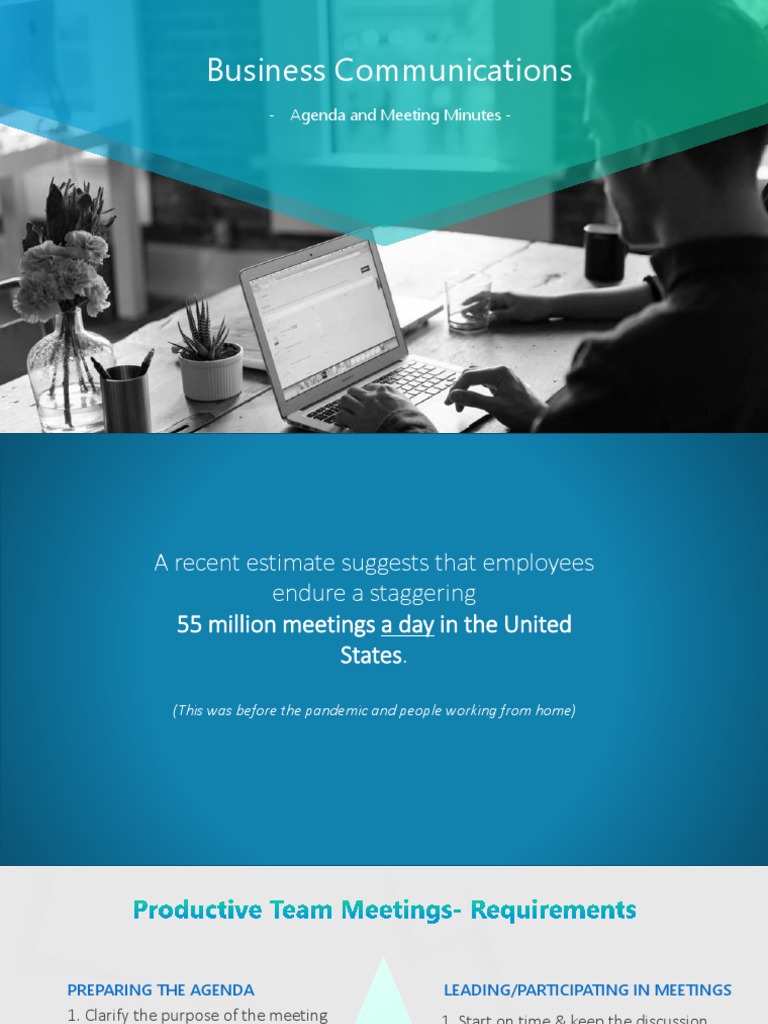 Effective Meeting Minutes Guide | PDF | Verb | Noun
