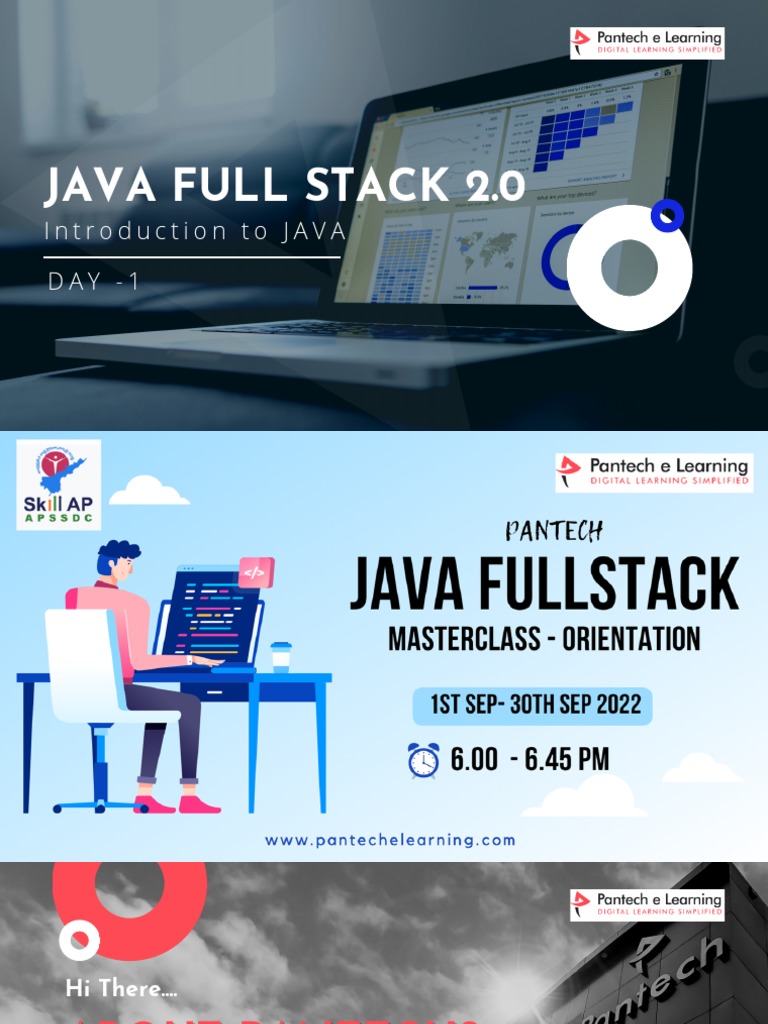 Java Full Stack 2.0: Introduction To JAVA Day - 1 | PDF | Class ...