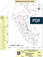 Mapa de Los Rios Principales de Peru