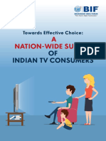 A Nation-Wide Survey: OF Indian TV Consumers