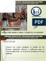 Control y contabilización de materiales directos en la Unidad Educativa Franciscano Salitre