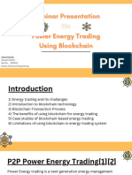 Energy Trading Using Blockchain