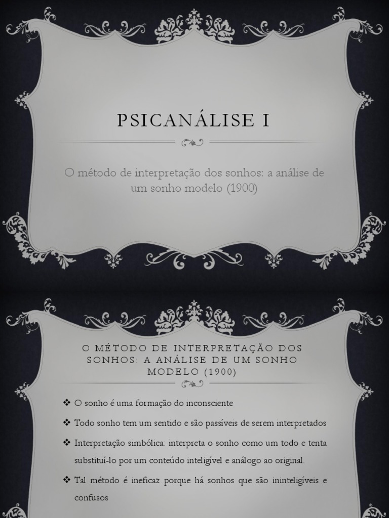 Aula A Interpretação Dos Sonhos PDF