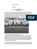 Nama: Ida Bagus Putu Oka Pertama NIM: 202261121025 Kelas: C1 Matkul: Sistem Transportasi Tugas Permasalahan Transportasi Di Badung-Bali