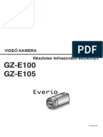 JVC GZ E-105 Videokamera Magyar Használati
