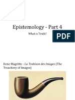 Epistemology - What is Truth