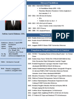 Contoh CV Untuk Melamar Pekerjaan