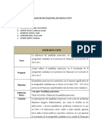 Borrador de Esquema de Redacción Integrantes Del Grupo