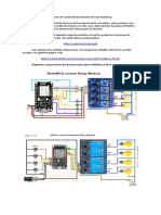 Proyecto de Control de Iluminación de Casa Domotica.: Diagramas Esquematicos Del Proyecto para Placa ESP8266 y ESP32