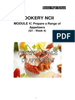 Cookery Ncii:: Prepare A Range of Appetizers