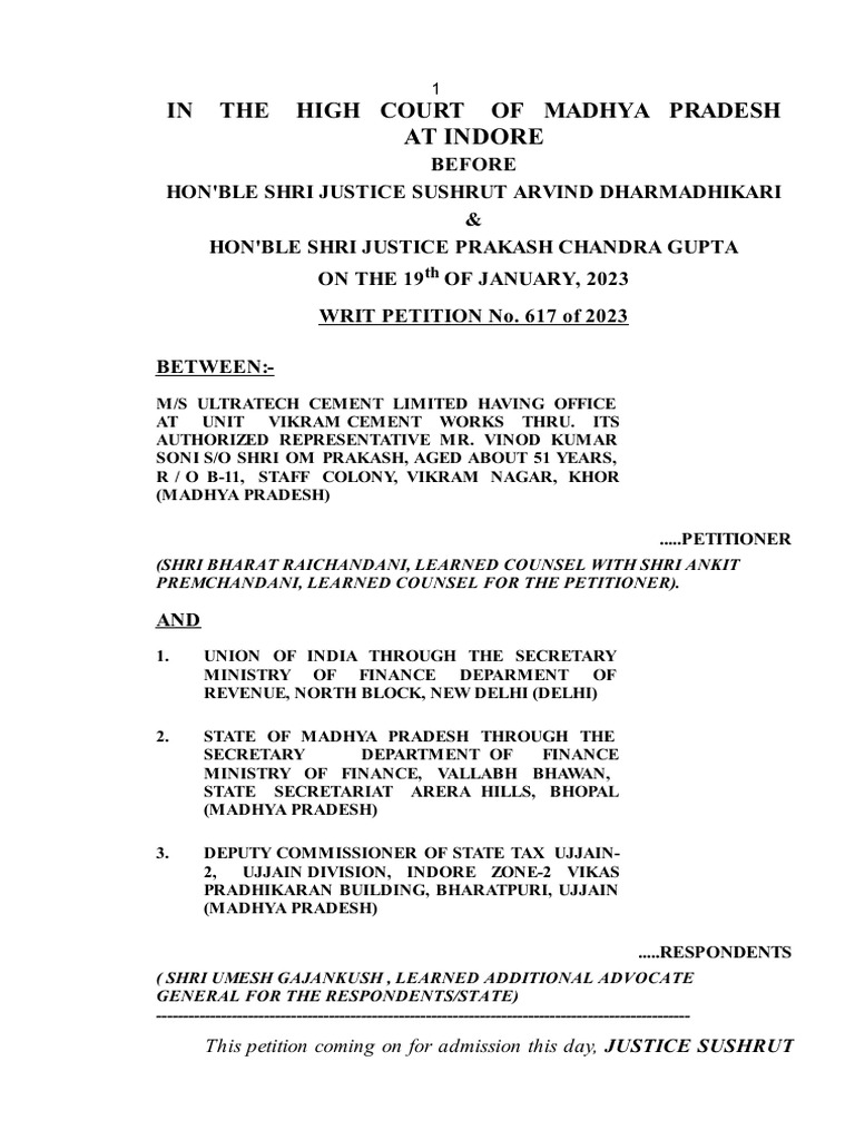 04 V611 ULTRATECH CEMENTID505433 GST PDF Justice Crime & Violence