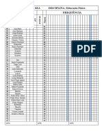 Turma: 200 Sea Disciplina: Educação Física Frequência